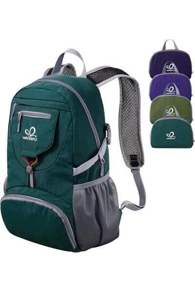 WATERFLY Small Lightweight Packable Backpack: 20l Ultra Light Foldable Travel...