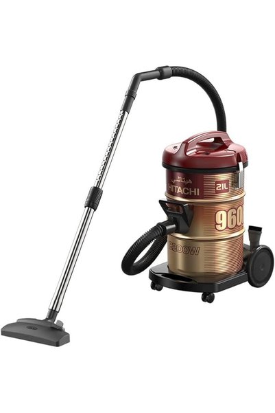 GENERAL مكنسة كهربائية بقدرة 2200 واط من هيتاشي، 21 لتر، لون أسود، Cv-960F Ss220