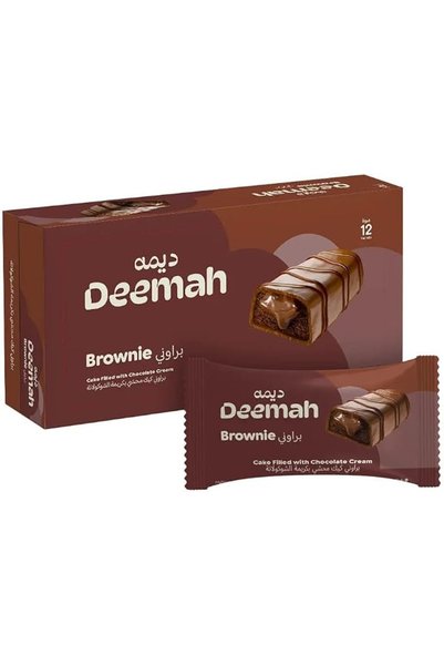 Deemah كعكة براوني بالشوكولاتة 12×37 جرام