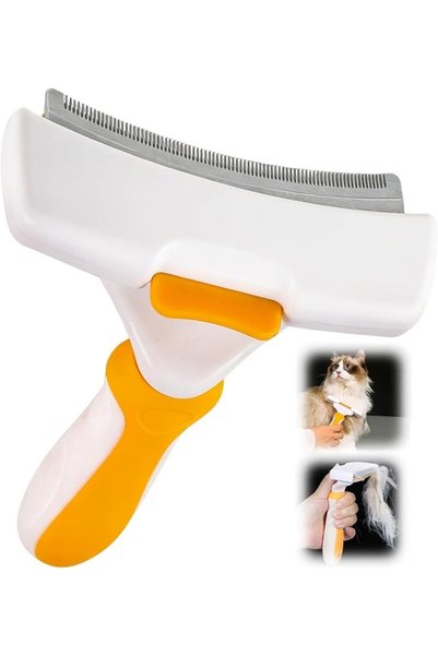 AZYAADIXX Pet Grooming Brush for Shedding and Grooming Long/Short Haired Cats...