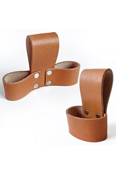 Generic 2 PCS Leather Hammer Holder, Handmade Premium Tool Holster, Hatchet H...