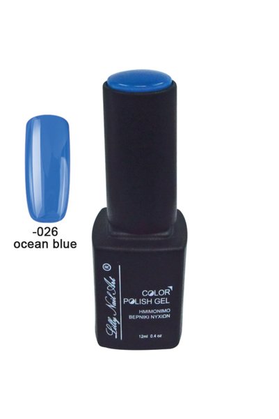NO BRAND Ημιμόνιμο τριφασικό μανό 12ml - Ocean blue [40504008-026]