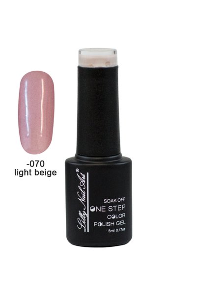 NO BRAND Ημιμόνιμο μανό one step 5ml - Light beige [40504002-070]