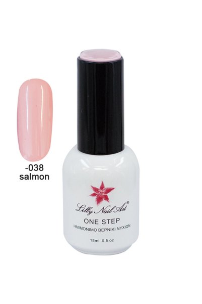 NO BRAND Ημιμόνιμο μανό one step 15ml - Salmon [40504001-038]