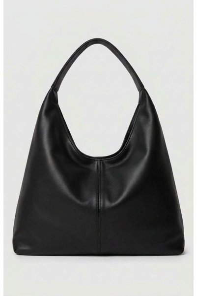 SHIKIRTI BAG STORE Crna ležerna torba velike veličine za žene (45cm x 25cm)