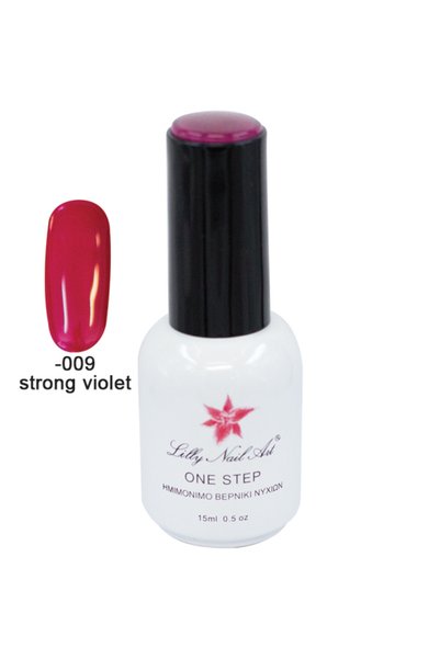 NO BRAND Ημιμόνιμο μανό one step 15ml - Strong violet [40504001-009]