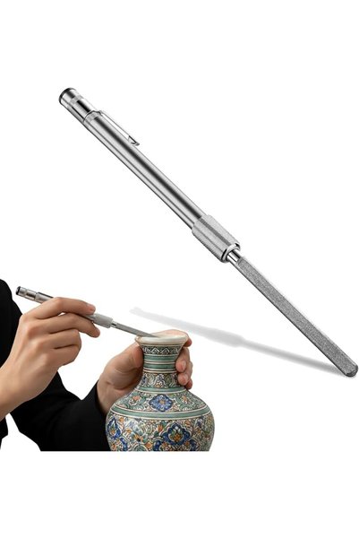 TERRIFI أداة إصلاح الزجاج الماسي لتنعيم الشقوق والحواف الخشنة على الكريستال و...