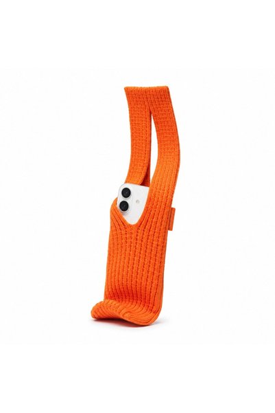 FONIX Mini-Bag Phone Case, Knit Pouch, Knitted Material, Fine and Elastic Tex...
