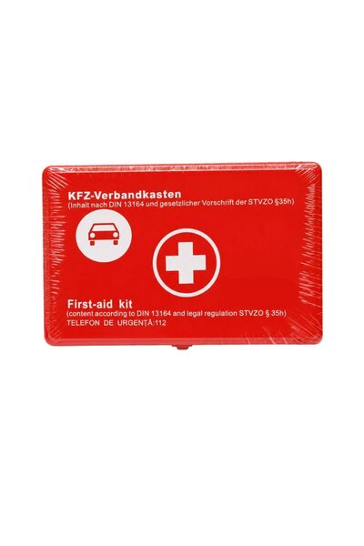 FONIX Trusă de prim ajutor auto aprobată conform CE și DIN 13164, obligatorie...