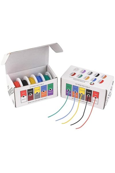 X SPRING Silicone Wires, 22AWG Flexible Silicone Wire, Durable and Easy to Cu...