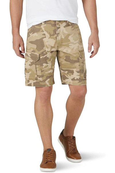 Wrangler Authentics شورت كارجو كلاسيكي من رانجلر بقصة مريحة وقابلة للتمدد
