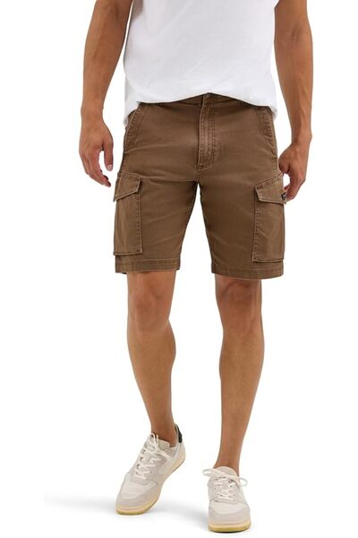 Wrangler Authentics شورت كارجو رجالي مريح بخصر مرن (عبوة من قطعة واحدة)
