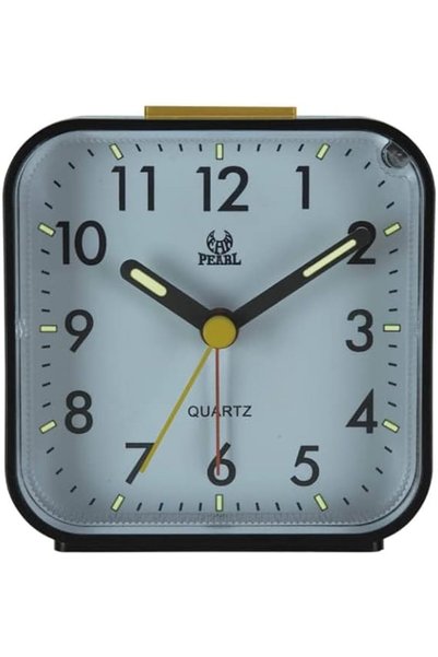 GENERAL Small Battery Operated Analog Alarm Clock Silent Non Ticking, Ascendi...