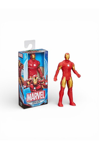 Hasbro Фигурка Железният човек от Марвел – 15 см, Подвижна, Хасбро, 4+ години