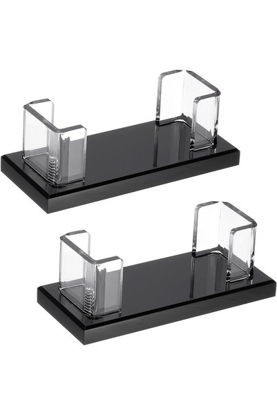 Arabest Acrylic Business Card Holder, 11.4 x 4.8 x 4cm, Modern Clear Name Car...