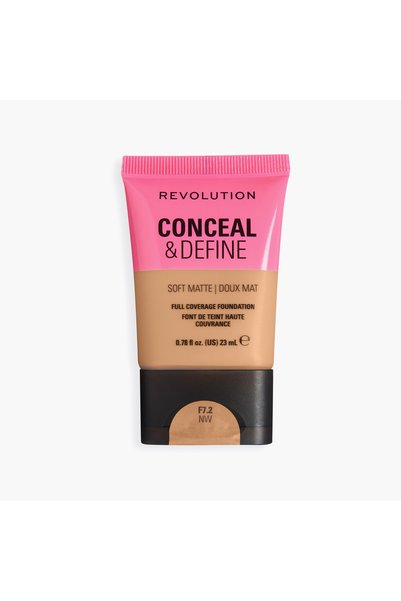 Makeup Revolution London Makeup Conceal & Define Soft Matte Tube Foundation -...