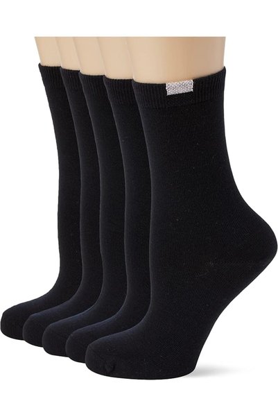 DIM جوارب نسائية من Mi-chaussette Ecodim X5 (عبوة من 5 قطع)