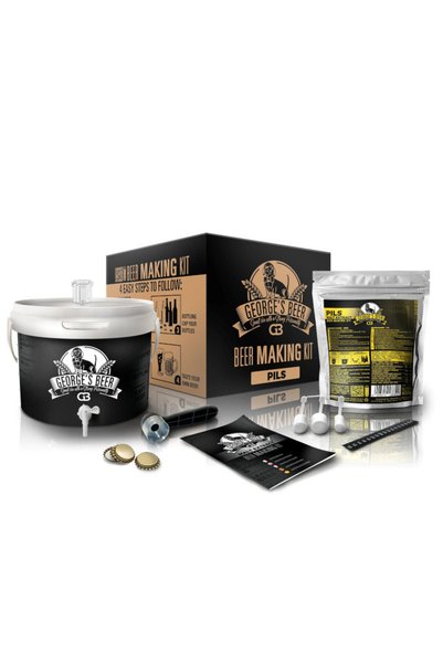 GALO Set Kit Bere George's PILSNER, 5L, accesorii complet, bere artizanala