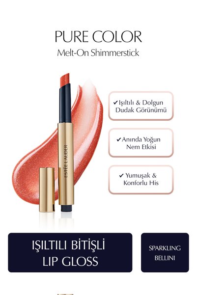 Estee Lauder Pure Color Melt-On Shimmerstick Işıltılı Stick Lip Gloss - Renk:...