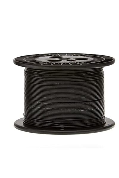 Remington Accessories سلك توصيل مجدول مقاس 28 AWG، طول 1000 قدم، أسود، قطر 0....