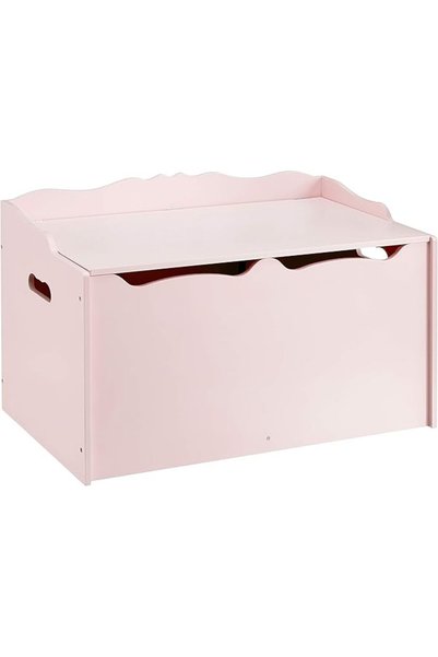 Amazon basics – Wooden Toy Box, Grey, 76.2 x 45.7 x 48.3 cm