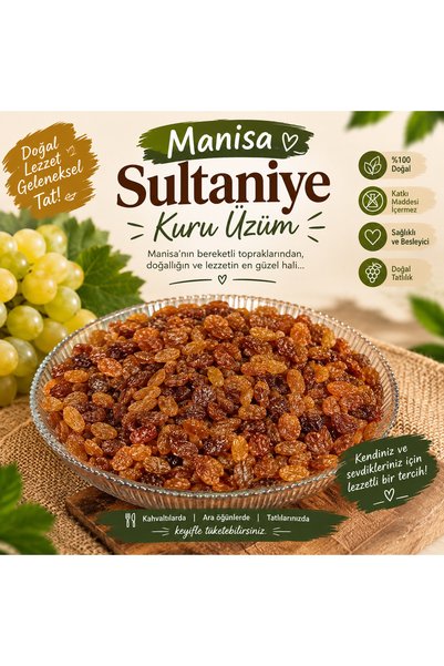 Genel Markalar Manisa Sultaniye Kuru Üzüm 1 Kg