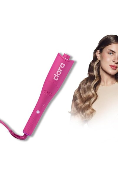 Claraco مكواة تجعيد الشعر الأوتوماتيكية من كلارا بطلاء زيت واقي - مضادة للحرق...