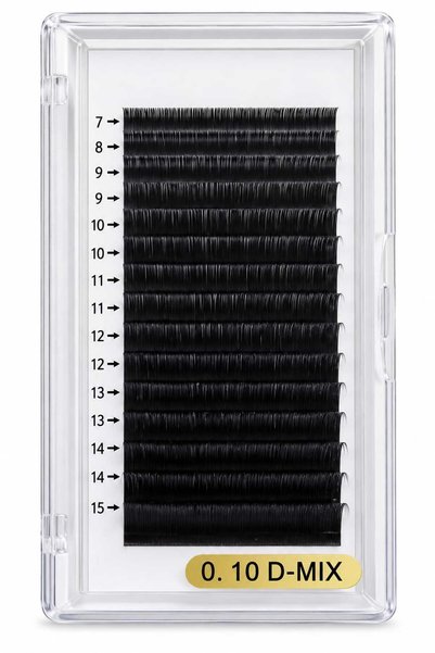 Glamura Lashes Επεκτάσεις Βλεφαρίδων Mix Professional – Καμπυλότητα D (0.10 χ...