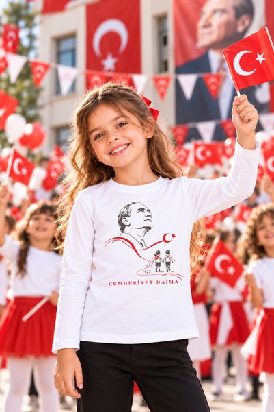 Pamuk Saray 29 Ekim Etkinlik Atatürk Türk Bayrağı Cumhuriyet Bayramı Baskılı ...