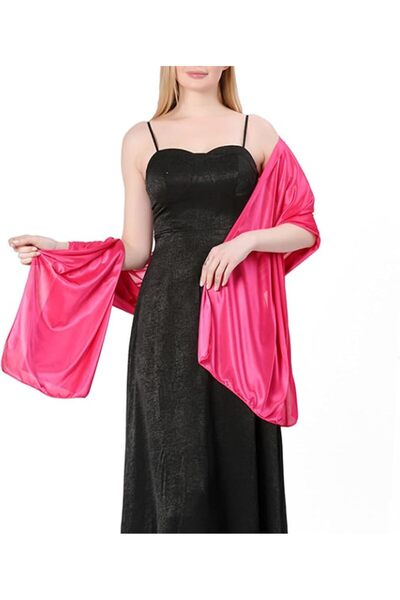 Ralcosuss Womens Satin Silk Shawl and Wrap for Evening Party Dresses Bridal B...