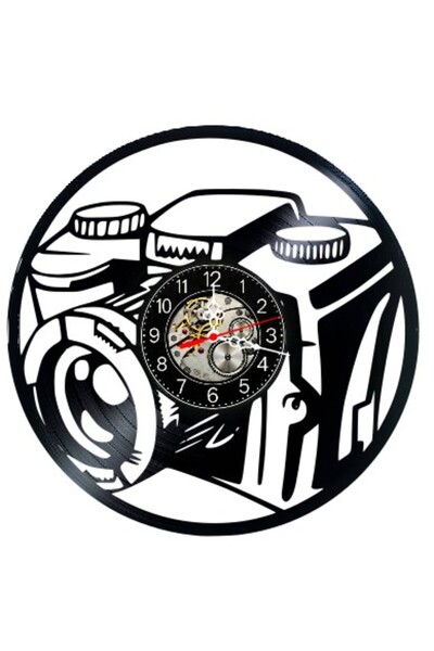 OEM Ceas de perete decorativ din disc de vinil, Model pentru fotografie cu ap...