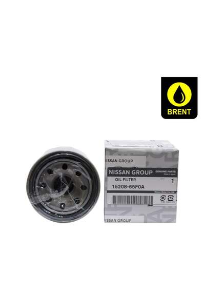 Nissan فلتر زيت أصلي 15208-65F01 عالي الأداء لمحركات البنزين لسيارات نيسان وإ...