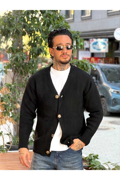 manch collection Cardigan din lână cu nasturi din Marrakech 2606