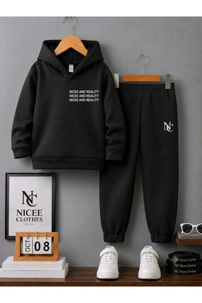 NC Nicee Clothes Παιδικό Σετ Φόρμας Unisex (Υπέροχη Ιδανική Χειμερινή Έκδοση)