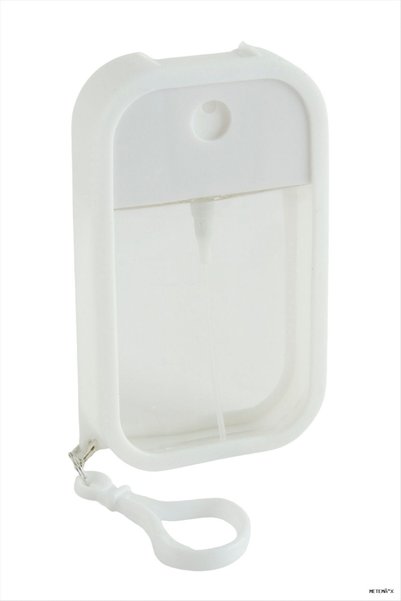ZERO LAND Metemix Empty Perfume Bottle Bag (22500) Keychain White