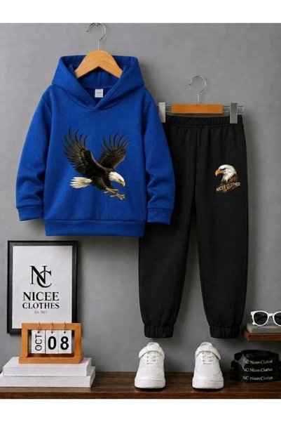 NC Nicee Clothes Παιδικό Σετ Φόρμας Unisex (KARTAL NICE CLOTHES PRINT WINTER)