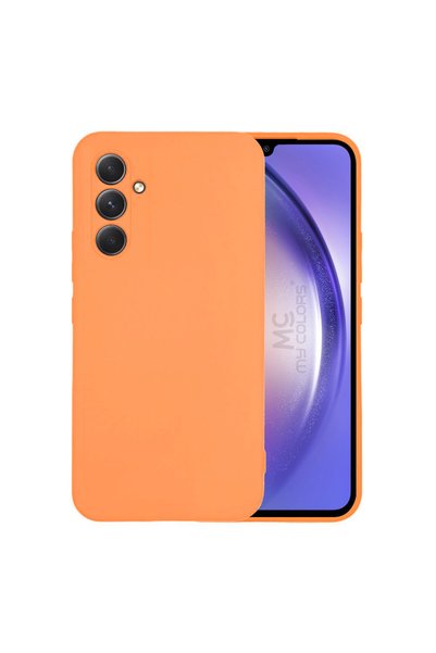 Sonique Θήκη Σιλικόνης My Colors Samsung Galaxy A34 5G Πορτοκαλί