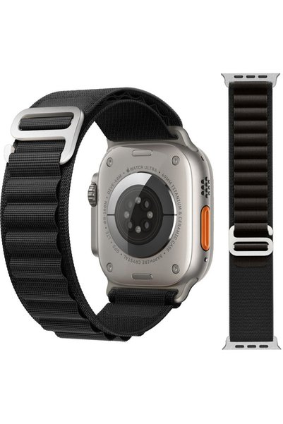 XGSM Curea din nailon pentru Apple Watch 1/2/3/4/5/6/7/8/9/10/11/SE Ultra 1/2...