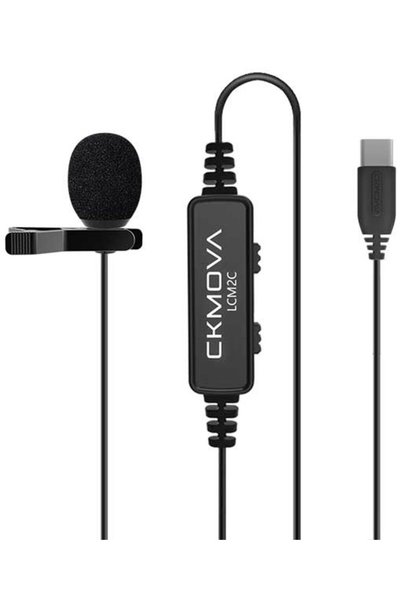 CKMOVA Microfon lavalieră LCM2C pentru USB-C