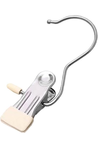 GENERAL Hanging Clips 50pcs Anti-Rust Clip Space-Saving Hanger Clothespin Hat...