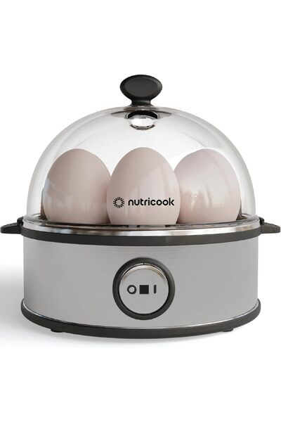 Nutricook طباخة بيض سريعة مع صينية تتسع لـ ٧ بيضات | رقم الموديل NC-EC360