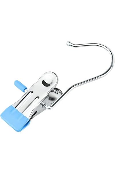 GENERAL Hanging Clips 50pcs Anti-Rust Clip Space-Saving Hanger Clothespin Hat...
