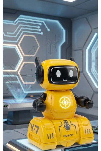 Generic Brand Robot galben jucarie copii