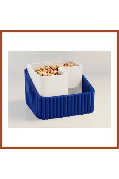 Generic Brand 3D Printing Peanut Bowl - Dual Chamber Shell Separator Presenta...