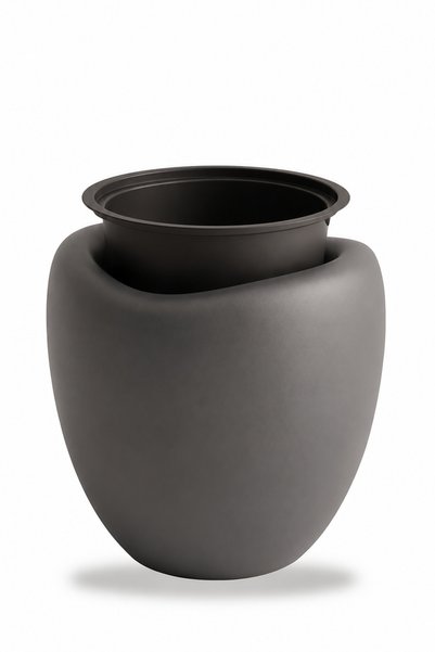 TEMMUZ HOME Lale 2 No 25 Litre Dekoratif Saksı (6.4 Litre Drenaj Delikli İç Kovalı) Büyük Boy İç ve Dış Mekân Çiçek ve Bitki Saksısı