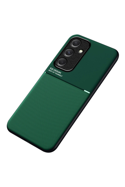 XGSM Husă pentru Samsung Galaxy A55 5G, cu placă magnetică, verde