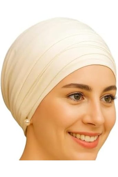 GENERAL عمامة ماريم باللون الأبيض الفاتح