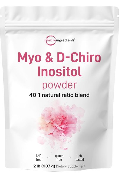 Micro ingredients Myo-Inositol & D-Chiro Inositol Powder 2lb, 442 Servings | ...