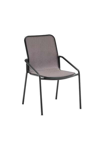NO BRAND Metal Round Table – Multicolor - Black (Black)