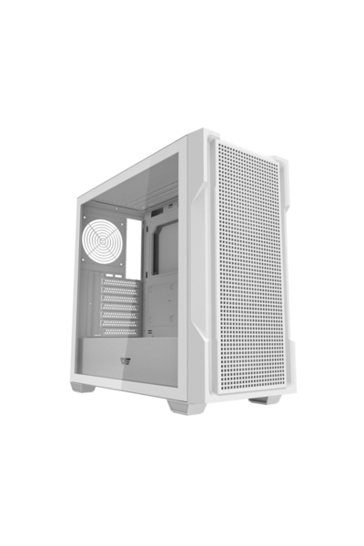 darkFlash Carcasă PC Ds900 Mesh Fără Ventilator Albă